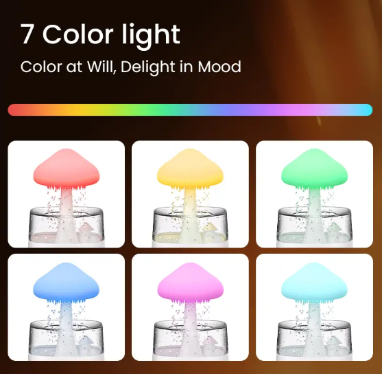 Rain Cloud Humidifier+6 Fragrance Oils