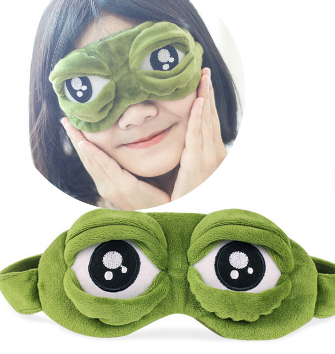 Cuddlebuddy Soft Frog Sleep Mask