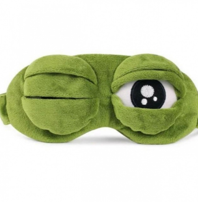 Cuddlebuddy Soft Frog Sleep Mask