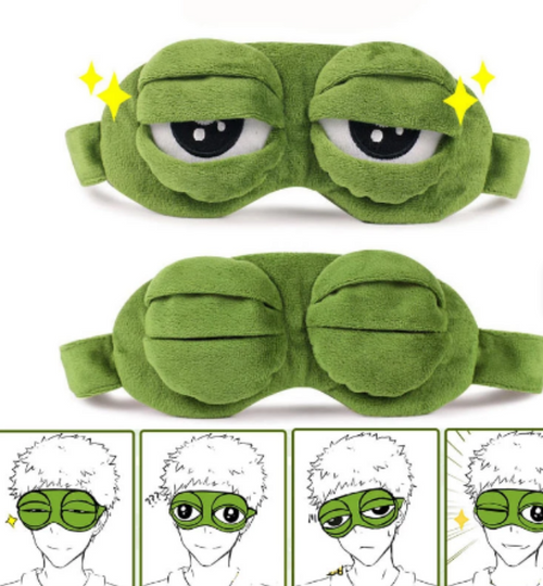 Cuddlebuddy Soft Frog Sleep Mask