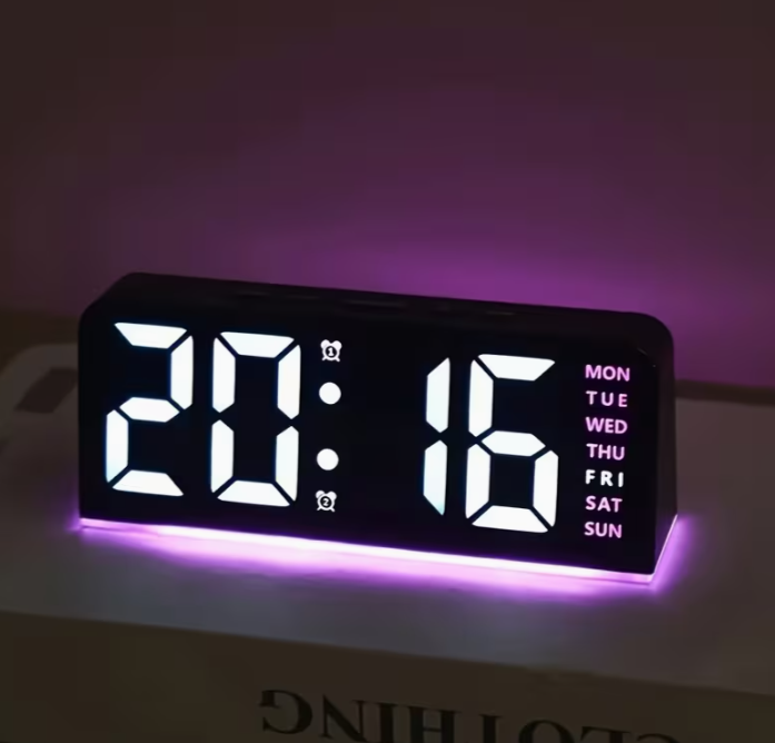 Compact Multifunctional Digital Alarm Clock