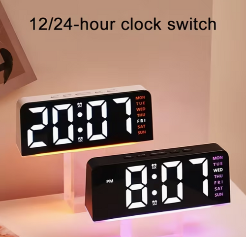 Compact Multifunctional Digital Alarm Clock