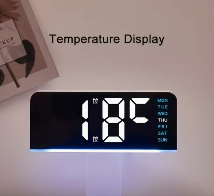 Compact Multifunctional Digital Alarm Clock
